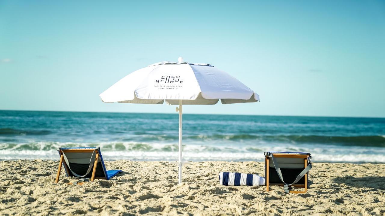Casagrande Hotel&Beach Club José Ignacio Buitenkant foto Beach umbrella
