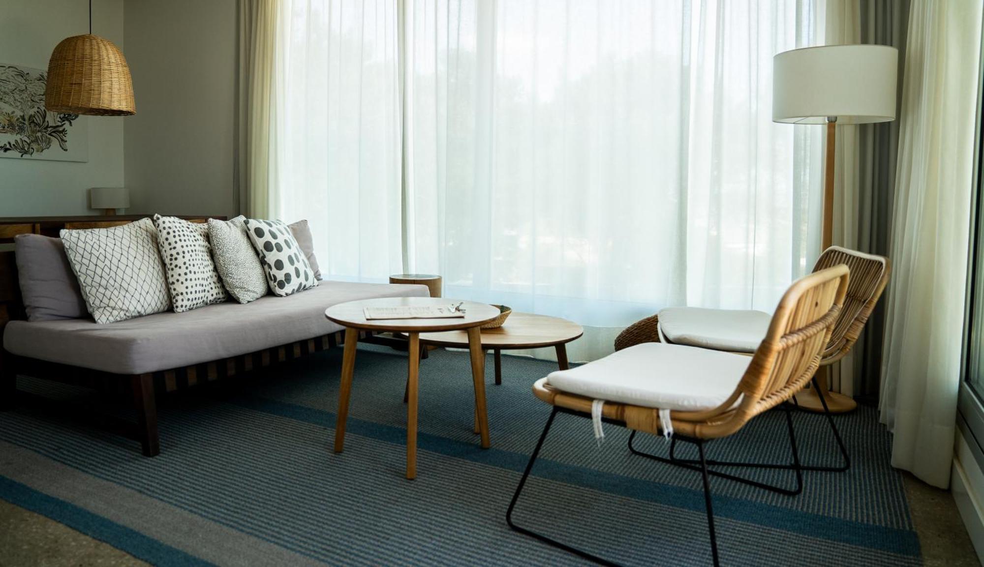 Casagrande Hotel&Beach Club José Ignacio Buitenkant foto A living room at the hotel
